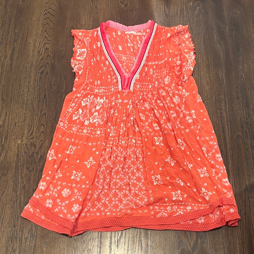 Poupette St. Barth Women’s Coral Mini Dress Size Large